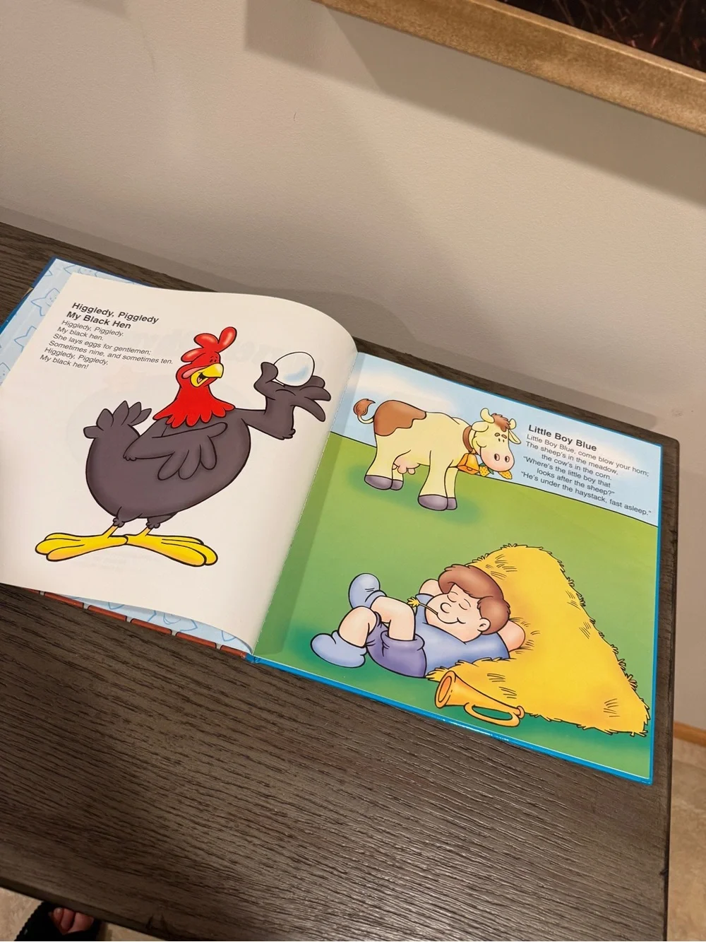 Vintage 2002 Bendon Nursery Rhymes Large Hardcover Children’s Book Illustrated